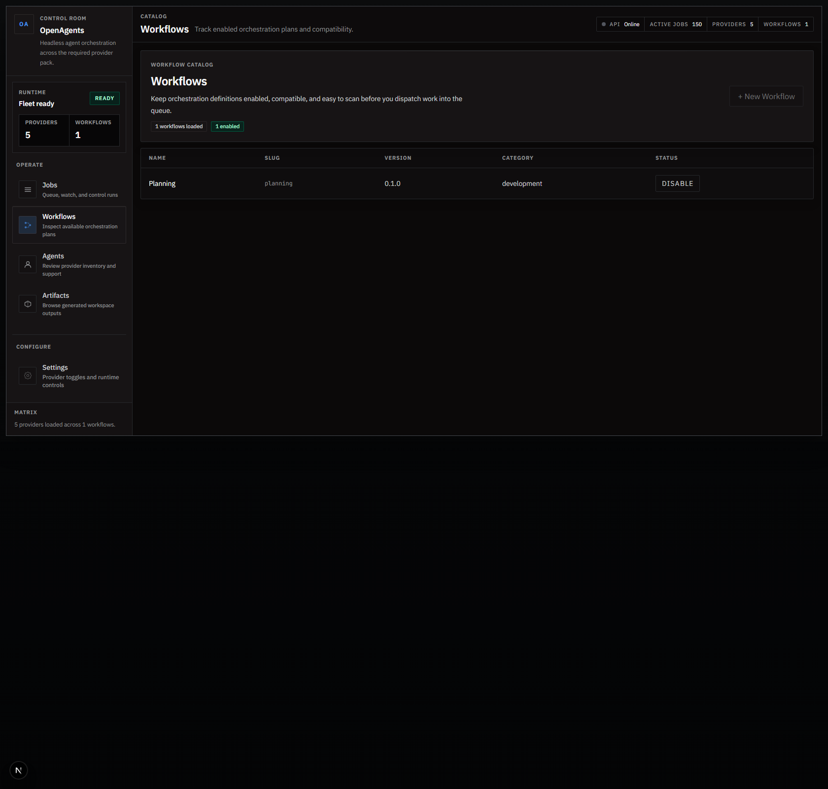 Workflows